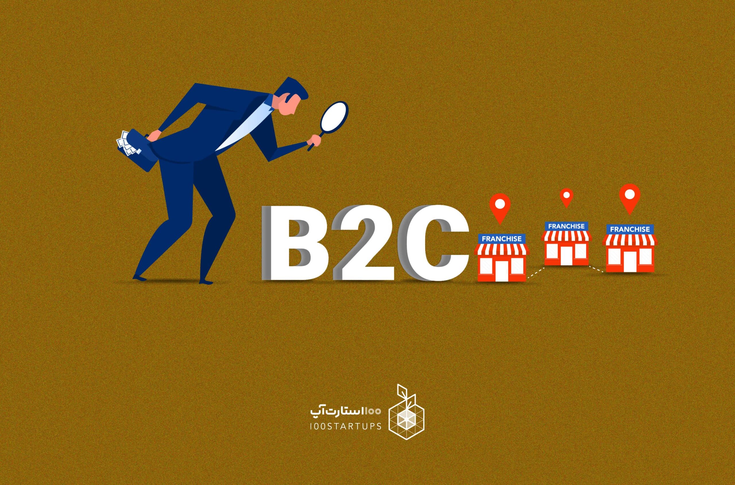 مفهوم B2C در مقاله مدل تجارت به مصرف‌کننده (B2C) در سایت 100استارتاپ